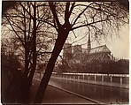 Notre-Dame depuis le quai de la Tournelle, Eugène Atget  French, Albumen silver print from glass negative