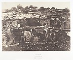 Jérusalem, Village de Siloam, Monolithe de forme égyptienne, 2, Auguste Salzmann  French, Salted paper print from paper negative
