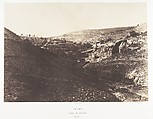 Jérusalem, Vallée de Josaphat, Vue générale, Auguste Salzmann French, Salted paper print from paper negative