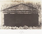 Jérusalem, Tombeau des Juges, Détails, Auguste Salzmann French, Salted paper print from paper negative