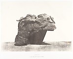 Jérusalem, Casque trouvé dans le Jourdain, 1, Auguste Salzmann  French, Salted paper print from paper negative