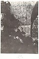 Jérusalem, Arc de l'Ecce-Homo, Détails, Auguste Salzmann  French, Salted paper print from paper negative