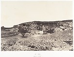 Jérusalem, Grotte de Jérémie, Auguste Salzmann  French, Salted paper print from paper negative