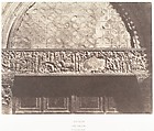 Jérusalem, Saint-Sépulcre, Bas-relief (porte d'entrée), Auguste Salzmann French, Salted paper print from paper negative