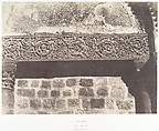 Jérusalem, Saint-Sépulcre, Bas-relief (porte murée), Auguste Salzmann French, Salted paper print from paper negative