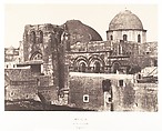 Jérusalem, Saint Sépulcre, vue générale, 2, Auguste Salzmann  French, Salted paper print from paper negative