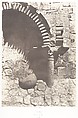 Jérusalem, Saint-Sépulcre, Porte Ouest, Auguste Salzmann  French, Salted paper print from paper negative