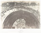 Jérusalem, Sainte-Marie-la-Grande, Détails de la porte, Auguste Salzmann  French, Salted paper print from paper negative