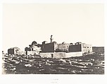 Jérusalem, Mont Sion, Auguste Salzmann  French, Salted paper print from paper negative