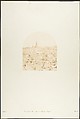 Vue générale du Kaire, prise de la Mosquée Tegloun, Maxime Du Camp French, Salted paper print from paper negative
