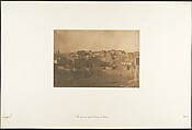 Vue prise du quartier Franc, au Kaire, Maxime Du Camp  French, Salted paper print from paper negative