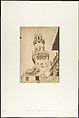 Minaret penché de la Mosquée de Bibars, au Kaire, Maxime Du Camp  French, Salted paper print from paper negative
