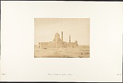 Mosquée et Tombeau des Ayoubites, au Kaire, Maxime Du Camp  French, Salted paper print from paper negative