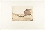 Profile du grande Sphinx, pris du Sud, Maxime Du Camp  French, Salted paper print from paper negative