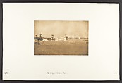 Vue de Syout - Palais du Pacha, Maxime Du Camp  French, Salted paper print from paper negative