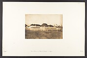 Vue du Divan et du Palais du Gouverneur, à Syout, Maxime Du Camp French, Salted paper print from paper negative