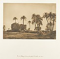 Vue du Village de Hamarneh, près de Dendérah (Rive droite), Maxime Du Camp  French, Salted paper print from paper negative