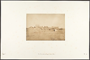 Vue d'une partie du village de Louxor, Thèbes, Maxime Du Camp French, Salted paper print from paper negative