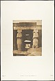 Intérieur du Temple de Khons, à Karnac, Thèbes, Maxime Du Camp  French, Salted paper print from paper negative