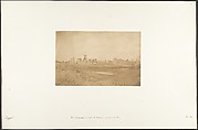 Vue des propylées du palais de Karnac, prise du Sud-Est, Maxime Du Camp French, Salted paper print from paper negative