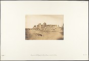 Ruines de la Salle Hypostyle du Palais de Karnac - Vue prise du Sud-Ouest, Maxime Du Camp French, Salted paper print from paper negative