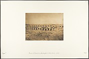 Promenoir de Thoutmès III - Dernières galeries du Palais de Karnac (Thèbes), Maxime Du Camp  French, Salted paper print from paper negative