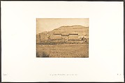 Vue générale de Médinet-habou, prise de l'Est (Thèbes), Maxime Du Camp  French, Salted paper print from paper negative
