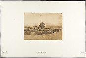 Vue du Village d'Herment, Maxime Du Camp French, Salted paper print from paper negative