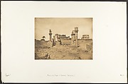 Ruines du Temple d'Herment (Hermentis), Maxime Du Camp French, Salted paper print from paper negative