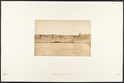 Vue générale d'Esné (No. 1 extrêmité Sud), Maxime Du Camp  French, Salted paper print from paper negative