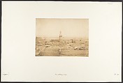 Vue du Village d'Edfou, Maxime Du Camp French, Salted paper print from paper negative
