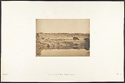 Vue prise au Nord de Philae - Village de Kounoço, Maxime Du Camp  French, Salted paper print from paper negative