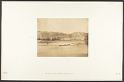 Vue prise au Sud-Est de Philae - Cherk-el-Hesseh, Maxime Du Camp French, Salted paper print from paper negative