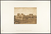 Vue générale de l'île de Philae, prise de la pointe Sud de l'île de Begueh, Maxime Du Camp  French, Salted paper print from paper negative