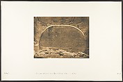 Proseynème scellé dans le second Pylone du Temple d'Isis, à Philae, Maxime Du Camp French, Salted paper print from paper negative