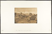 Ruines et Village de Begueh, petite île à l'Ouest de Philae, Maxime Du Camp  French, Salted paper print from paper negative