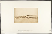 Vue générale du Temple et du Village de Déboude (Parembole), Maxime Du Camp French, Salted paper print from paper negative