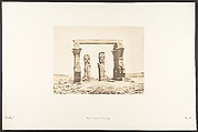 Vue du Temple de Kardassy, Maxime Du Camp  French, Salted paper print from paper negative