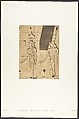 Isis et Horus-Arsiési - Bas-relief du Temple de Kalabcheh (Talmis), Maxime Du Camp  French, Salted paper print from paper negative