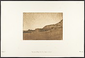 Vue prise au Village d'Abou-hor (Tropique du Cancer), Maxime Du Camp French, Salted paper print from paper negative
