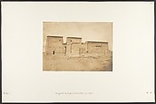 Vue générale du Temple de Dakkeh (Pselcis), prise au Nord, Maxime Du Camp French, Salted paper print from paper negative