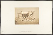 Vue du Temple de Maharakka (Hiéra-Sycaminos), Maxime Du Camp  French, Salted paper print from paper negative