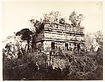 La Prison, à Chichen-Itza, Désiré Charnay French, Albumen silver print from glass negative