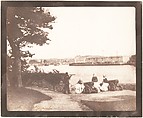 Plymouth from Mt. Edgcumbe, William Henry Fox Talbot  British, Salted paper print from paper negative