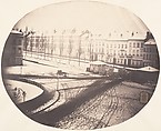 View of the Square in Melting Snow, Louis-Pierre-Théophile Dubois de Nehaut  French, Salted paper print from glass negative