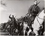 [Soldiers on Horseback, International Brigade, Spain], Robert Capa  American, born Hungary, Gelatin silver print
