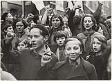 [Socialist Youth Demonstrating], Robert Capa  American, born Hungary, Gelatin silver print