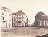 Il vient à Bruxelles, voit un appartement place du Cologne no. 7, Louis-Pierre-Théophile Dubois de Nehaut French, Salted paper print from paper negative