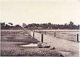 The Causeway Across the Vaigai River, Linnaeus Tripe  British, Albumen silver print from waxed paper negative