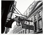 Gunsmith and Police Department, 6 Centre Market Place and 240 Centre Street, Manhattan, Berenice Abbott  American, Gelatin silver print